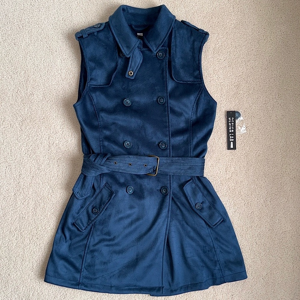 NEW Design Lab Trench Vest XS